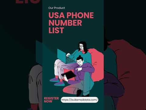 USA Phone Number List | Bulk Email Data [Video]