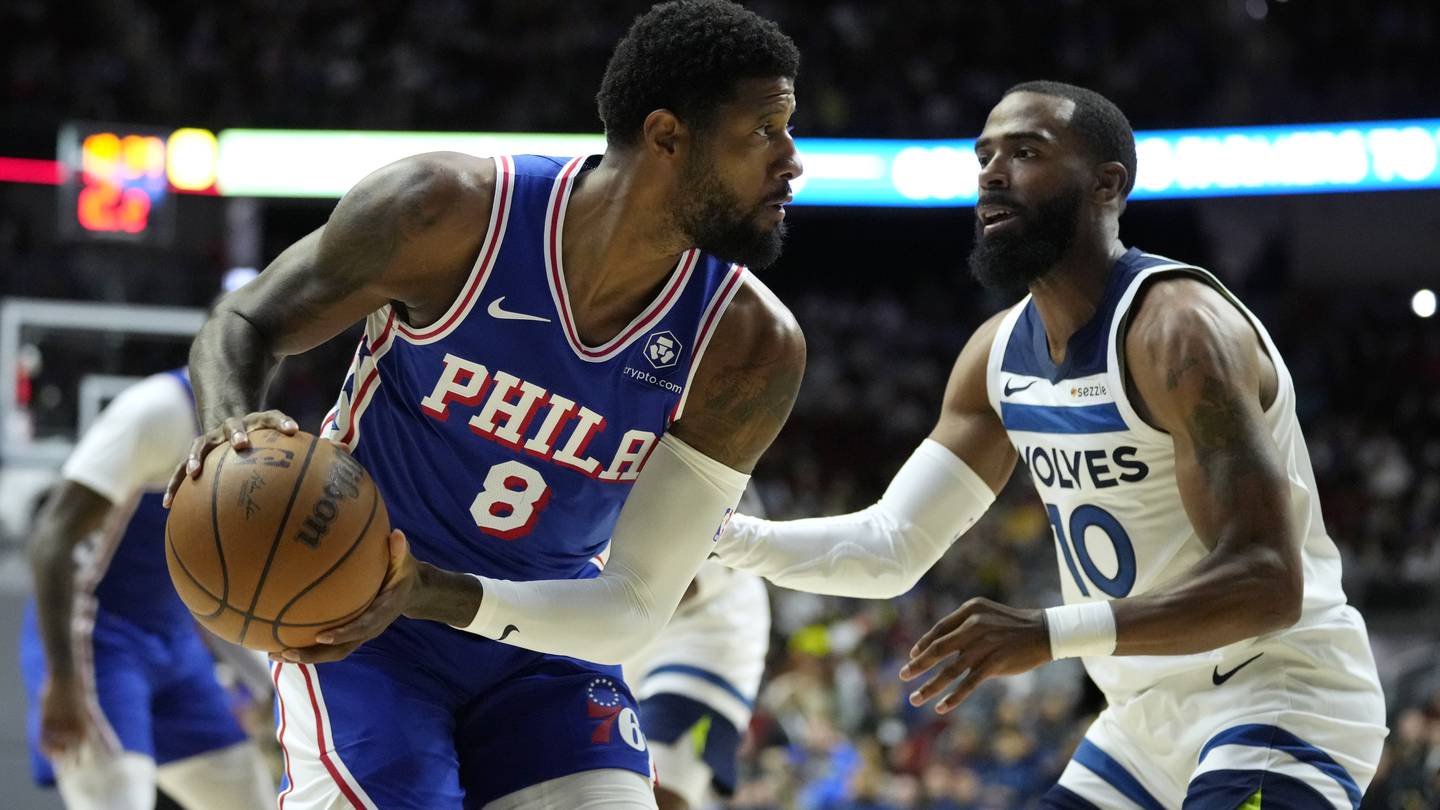 Paul George scores 23 points for 76ers in preseason debut  Boston 25 News [Video]