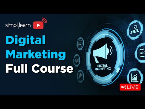 🔥Digital Marketing Full Course | Digital Marketing Training On 🔴LIVE | 2024 | Simplilearn [Video]