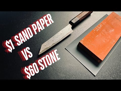 Is This $1 Sandpaper Really as Good as a $60 Whetstone? [Video]