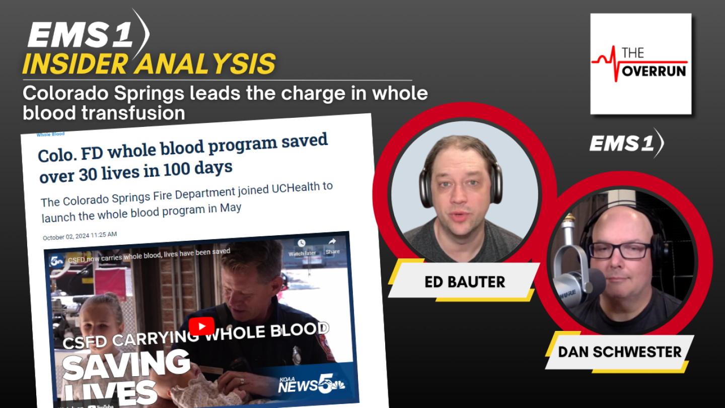 Insider analysis: Colorado Springs leads the charge in whole blood transfusion [Video]