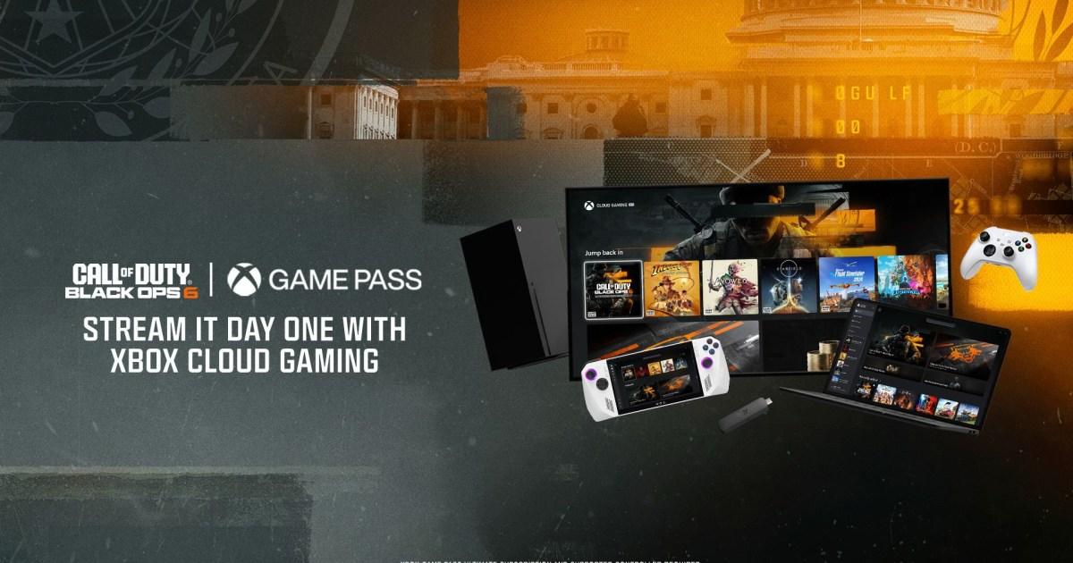 Xbox Cloud Gaming to stream Black Ops 6, Modern Warfare 3 and Warzone [Video]