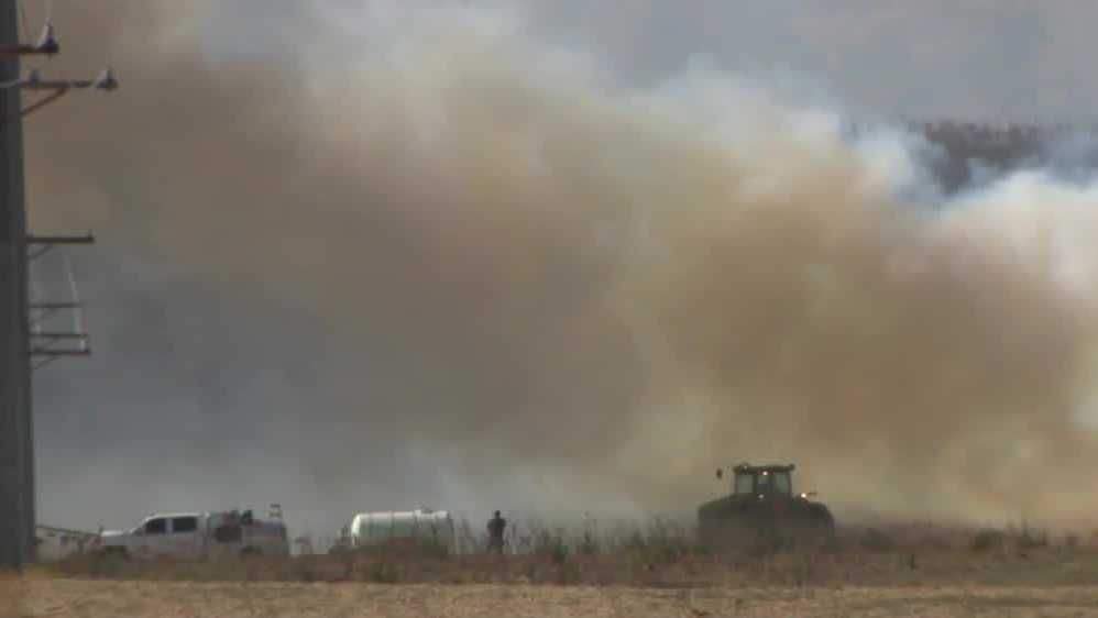 Nebraska farmer whose combine sparked wildfire grateful for response [Video]