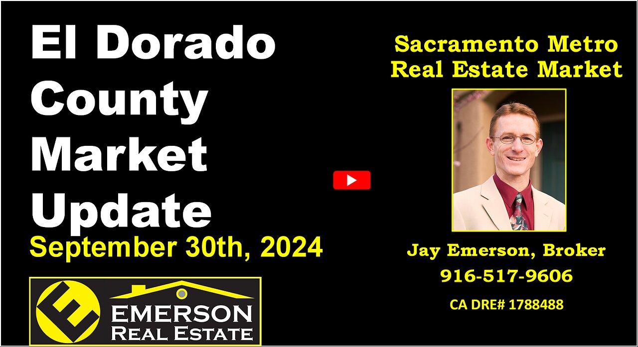 El Dorado County Real Estate Market Update [Video]