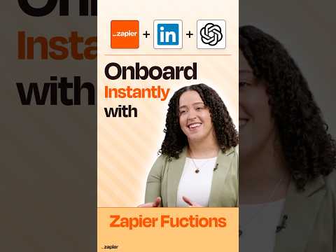 Master Multi-Channel Onboarding with Zapier Functions [Video]