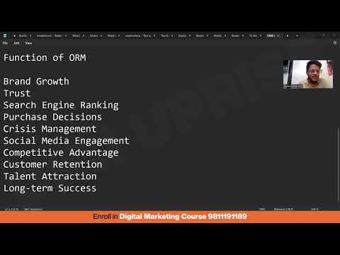 What is Online Reputation Management | Part 2 [Video]