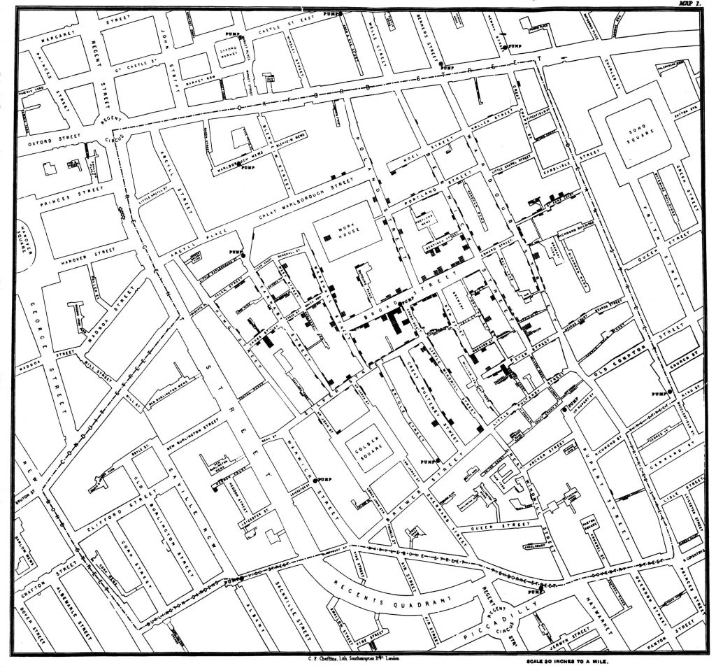 The 1855 Map That Revolutionized Disease Prevention & Data Visualization: Discover John Snows Broad Street Pump Map [Video]