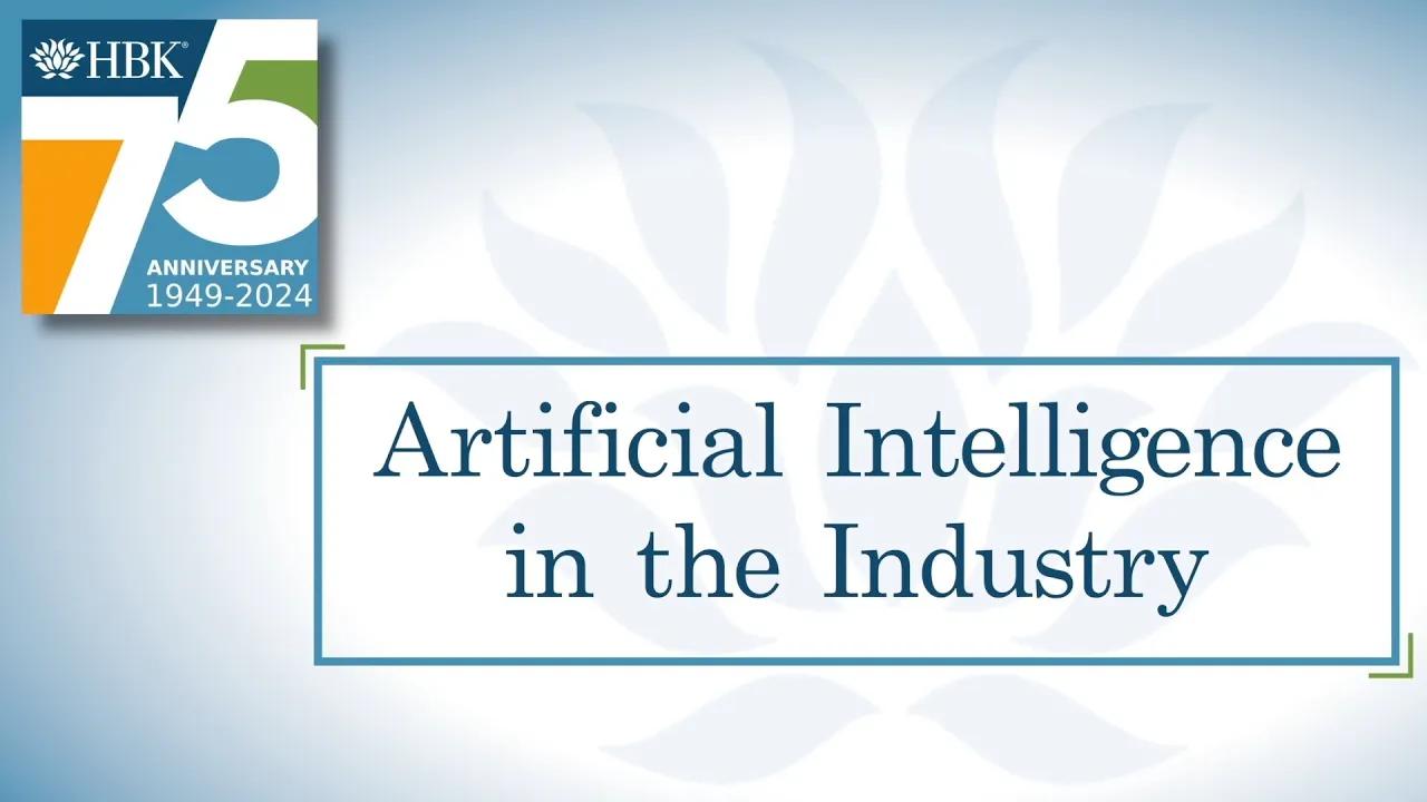 Artificial Intelligence and HBK – Business Journal Daily [Video]