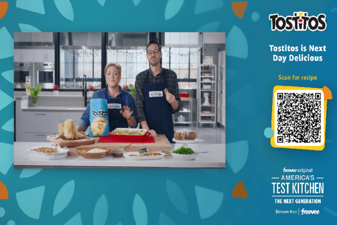 Tostitos Americas Test Kitchen content-to-commerce campaign [Video]