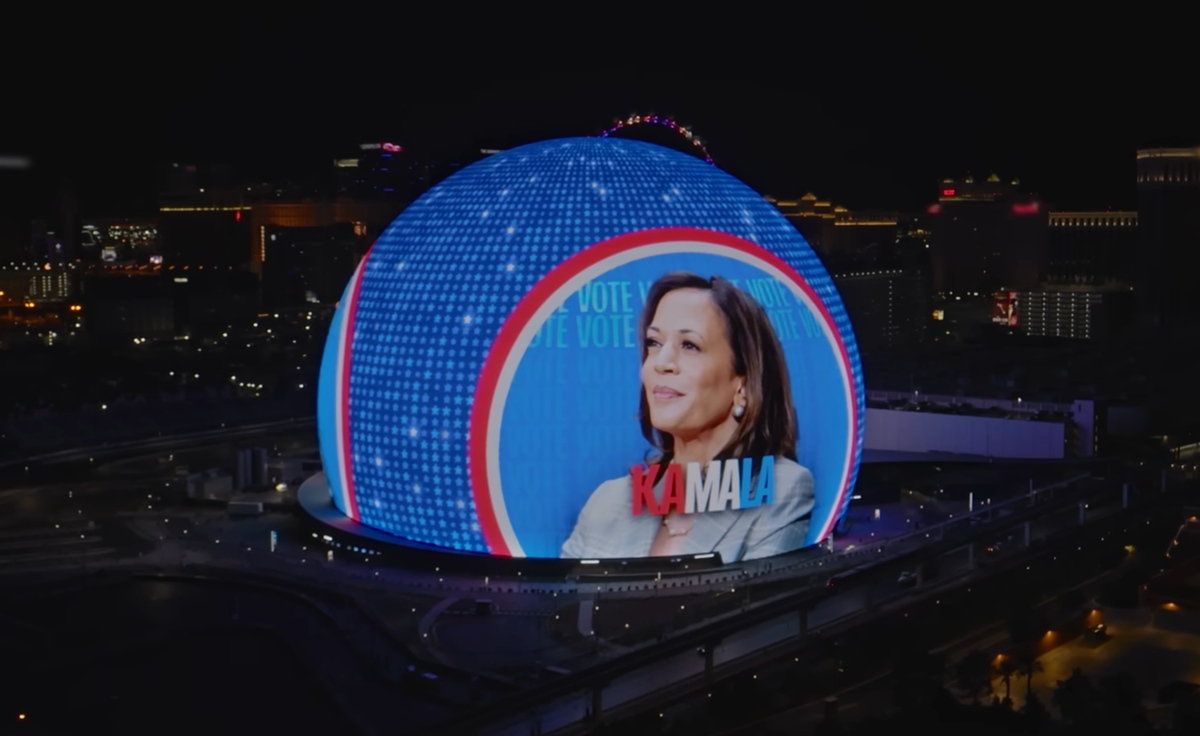 Kamala Harris to launch campaign ad on the iconic Las Vegas Sphere, a presidential campaign first [Video]