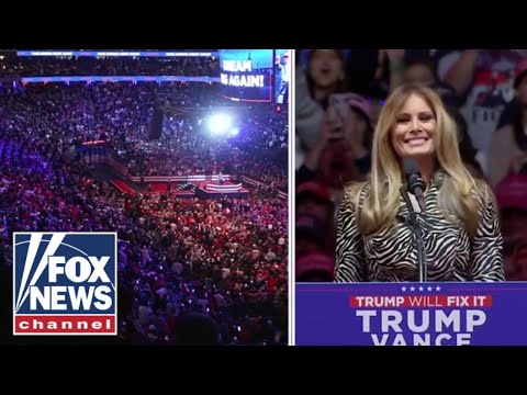 Melania stuns Madison Square Garden crowd with surprise, rare campaign trail appearance [Video]