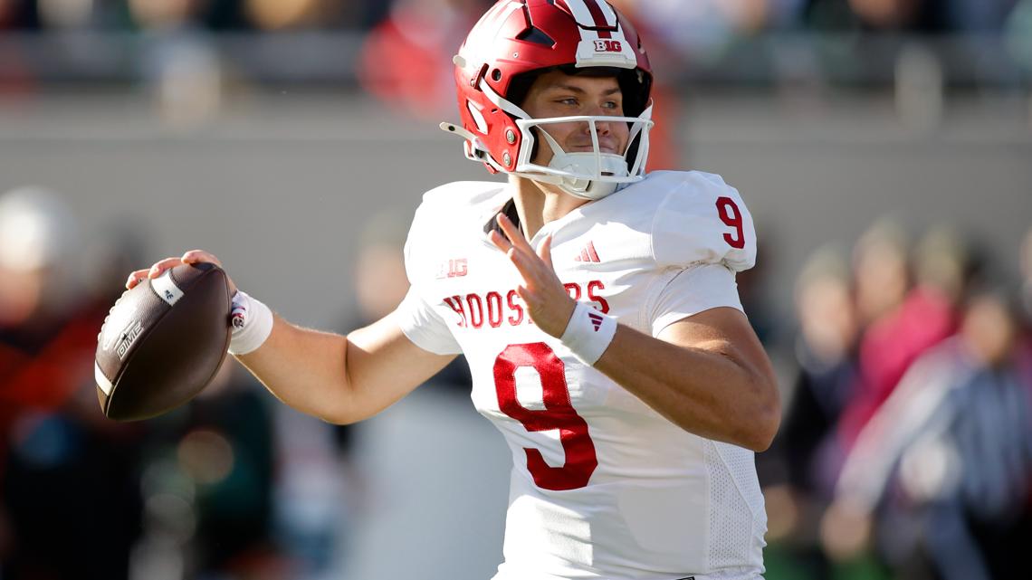 No. 13 Indiana beats Michigan State 47-10 [Video]