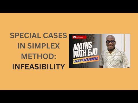 22. Special Cases in Simplex Method: Infeasibility [Video]