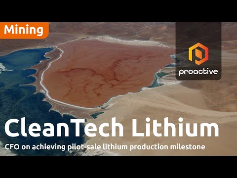 CleanTech Lithium’s Gordon Stein on achieving pilot-sale lithium production milestone [Video]