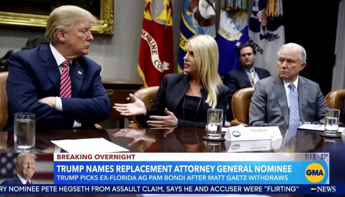 ABC, CBS, NBC Deride Pam Bondi, Downplay Her as Merely a Trump Loyalist [Video]