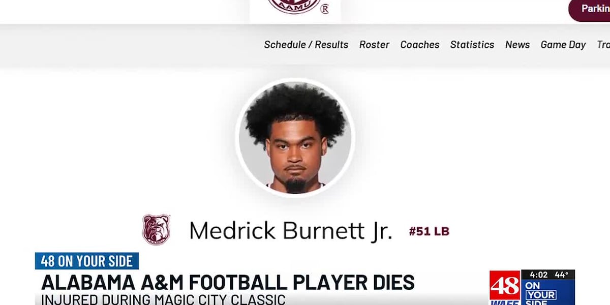 Alabama A&M linebacker dies at UAB hospital following Magic City Classic injury [Video]