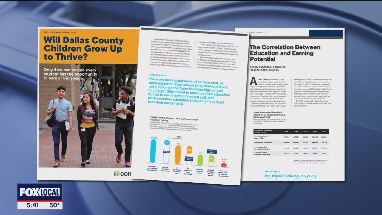 Only 1 in 3 Dallas Co. young adults make a living wage [Video]