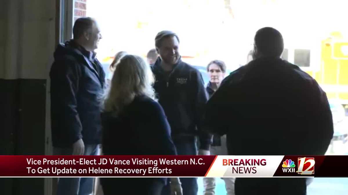 Vice President-elect JD Vance visits western North Carolina to survey damage from Hurricane Hurricane [Video]