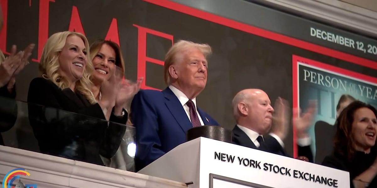 Trump rings in Stock Exchange after being named Times Person of the Year [Video]