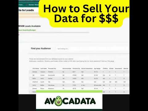 How to Use AI Lead Generation & Data Monetization as a Service | Learn  Selling Data [Video]