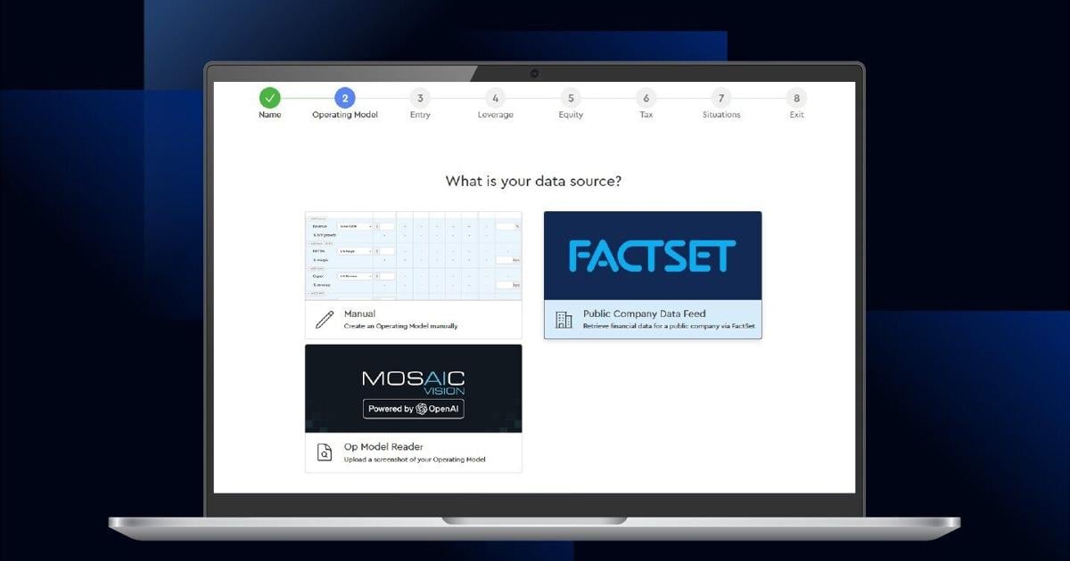 Mosaic Announces Strategic Integration with FactSet Data to Streamline Public-to-Private Deal Modeling | PR Newswire [Video]