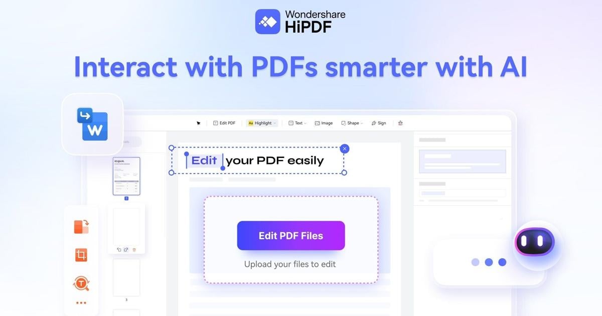 Wondershare HiPDF Introduces New Editing Tools with Smarter AI Integration | PR Newswire [Video]