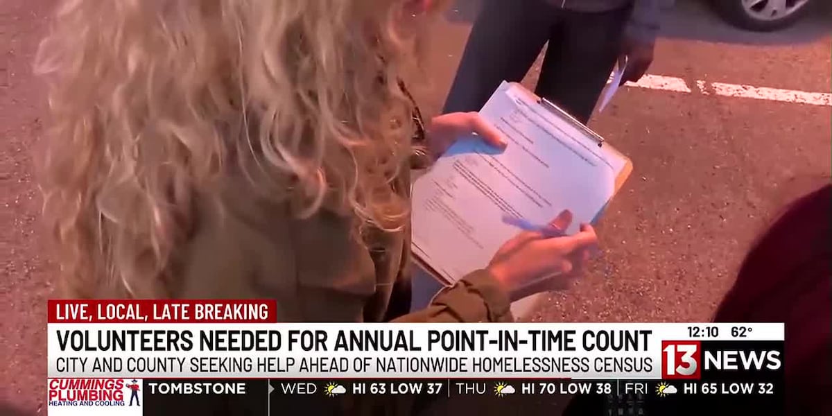 Tucson, Pima County looking for volunteers for annual Point-In-Time Count [Video]