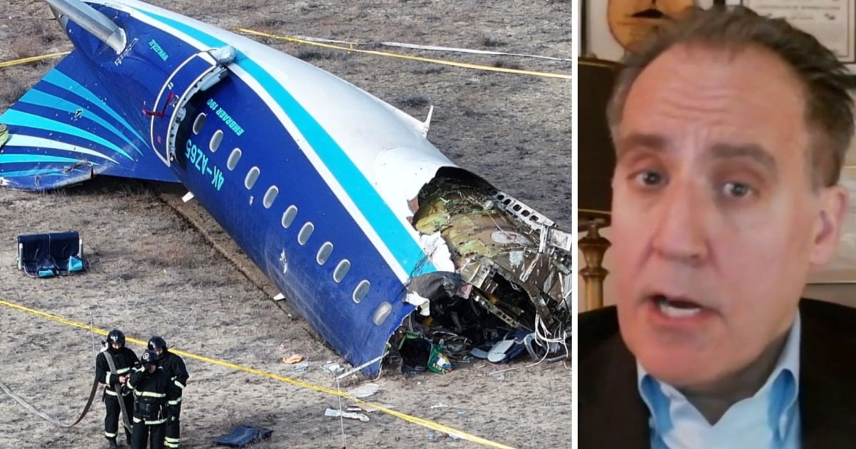 Holes in Azerbaijani plane more consistent with a shrapnel strike: Aviation Expert [Video]