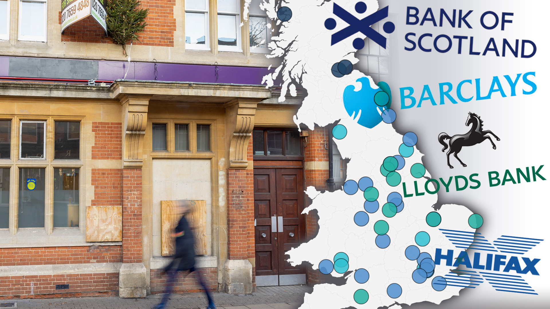 The 45 bank branches closing in January including in London, Liverpool and Birmingham [Video]