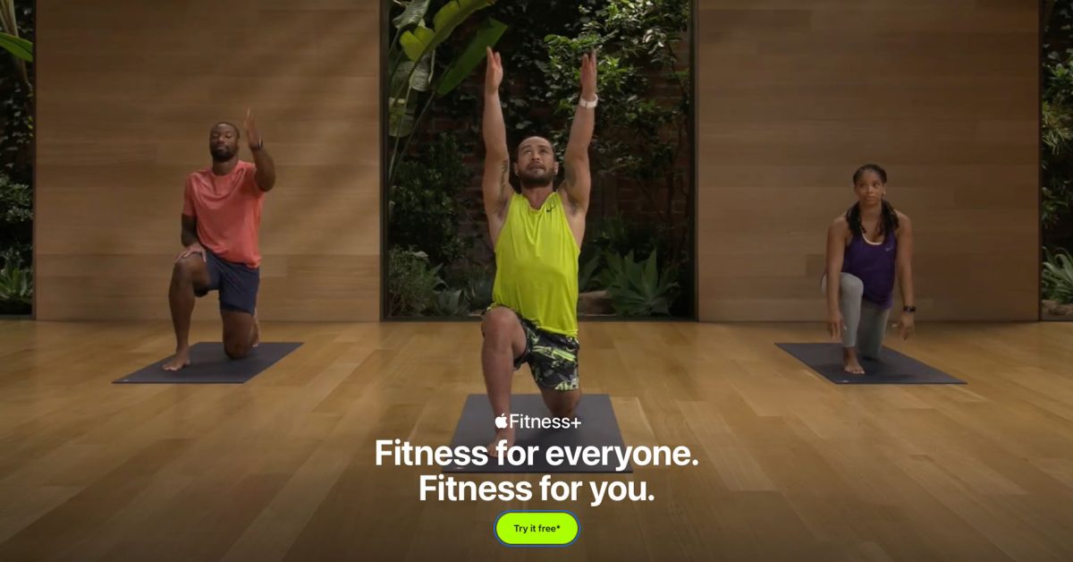 Apple’s homepage highlights a 3-month free trial of Apple Fitness+ [Video]