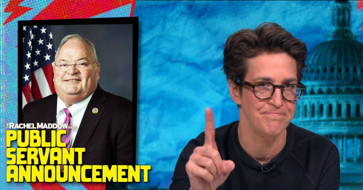 Rachel Maddow on Billy Long: Five things to know about Trump’s pick for IRS commissioner [Video]