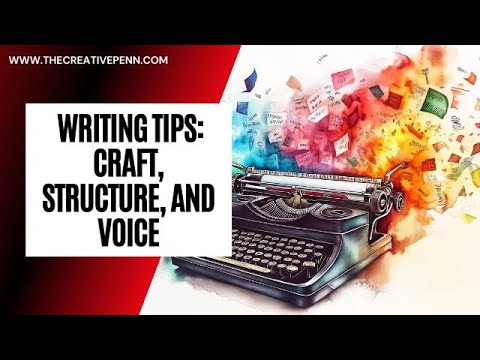 Writing Tips: Craft, Structure, and Voice With Kristen Tate [Video]